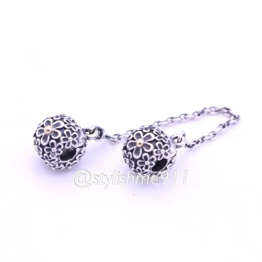 Authentic PANDORA Bouquet Clip Safety Chain - Picture 8 of 12